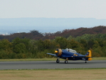 North American SNJ-4 T6, Kennung N7646S, Erstflug 1935, in Lizenz bis Ende der 1950er Jahre gebaut