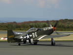 P51D Mustang, Jagdflugzeug aus dem 2.Weltkrieg, Bauzeit 1942-1948, auf der Rollway