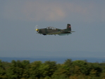 Pilatus P3, HB-RCL, Erstflug 1953, Schul- und Trainingsflugzeug im Tiefflug.