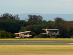 2 Ultraleichtflugzeug Platzer Kiebitz beim Start