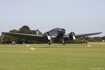 Die Ju52/3m kurz vor der Landung