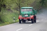 Grün-Roter Oldtimer-LKW