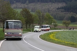 Kässbohrer Setra S130H,Opel Blitz und Setra S80, Baujahr 1975