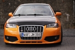 TuneUp-Meeting Zeche Westfalen in Ahlen. Schwarz-Oranger Audi 3