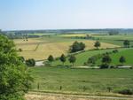 Aussicht vom Burgberg auf die Münsterländer Parklandschaft